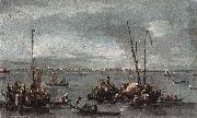 The Lagoon Looking toward Murano from the Fondamenta Nuove sdg GUARDI, Francesco